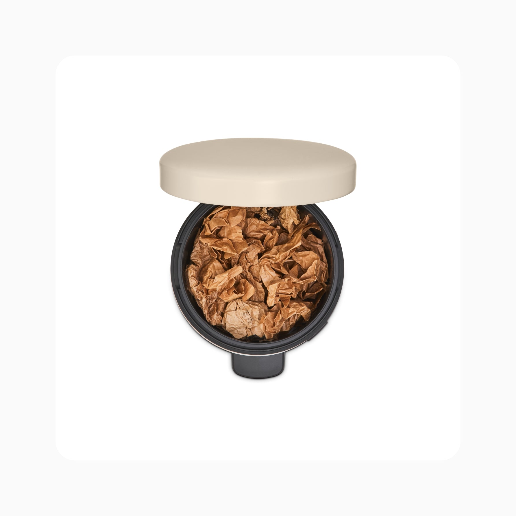 NewIcon Pedal Bin 12L - Soft Beige