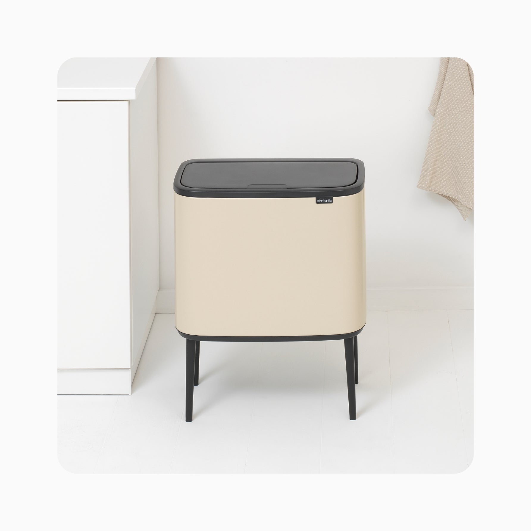 BO Touch Bin 36L - Soft Beige