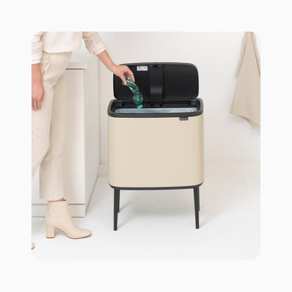 BO Touch Bin 36L - Soft Beige