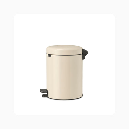 NewIcon Pedal Bin 5L - Soft Beige