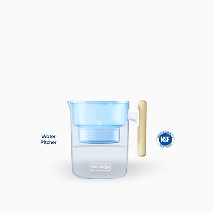 Chubby Pitcher Filter Air Minum (Biru)