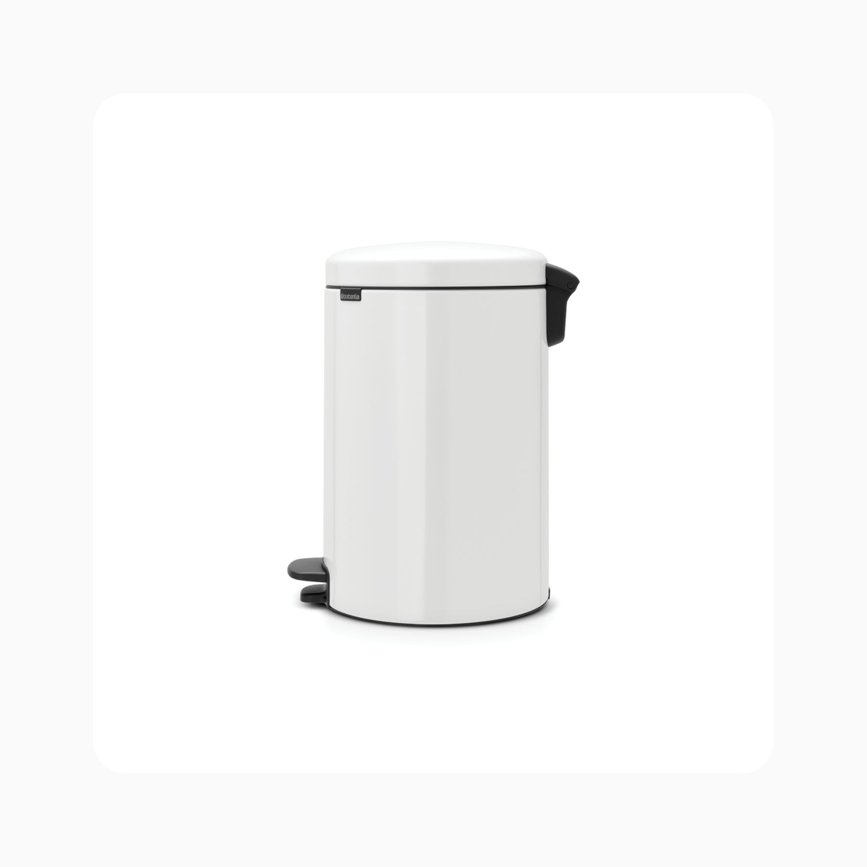 NewIcon Pedal Bin 20L - White