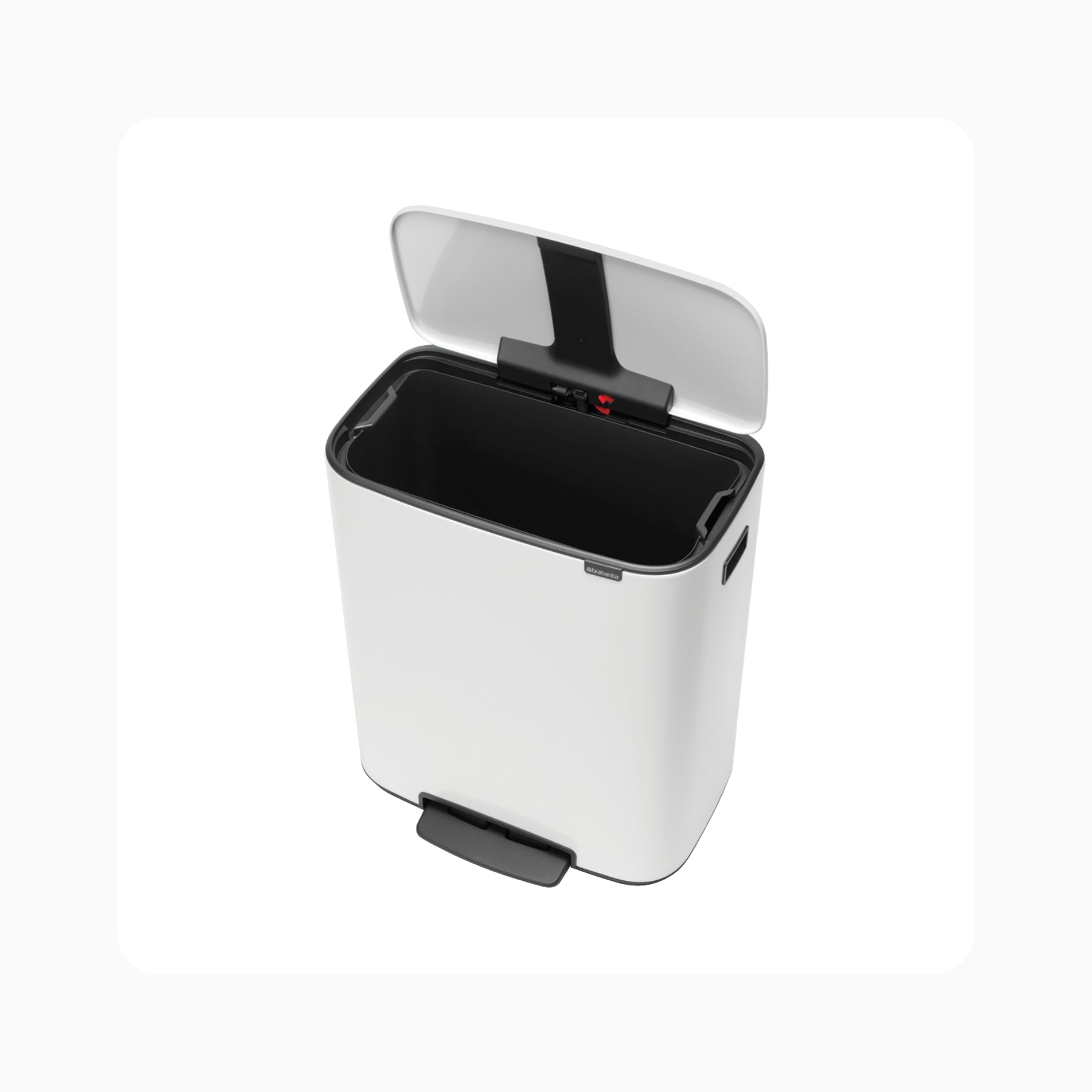 Bo Pedal Bin 60L - White
